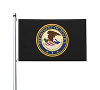 Bandiera Pirata Doppia Cucitura, The United States Department Of Poliestere Bandiere Da Giardino Per Balcone Interno Flag 90X150Cm