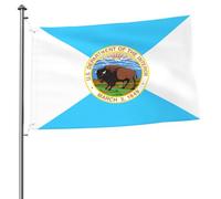 Bandiera Pirata Doppia Cucitura, United States Department Of The Interior Personalizzata Bandiere Da Giardino Per Balcone Decorazione Flag 90X150Cm