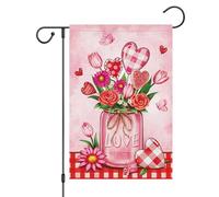 Bandiera Pirata Happy Lovers Day 30X45Cm Bandiera All'Aperto Resistenti Durevole Bandiere Da Parete Per Sport Patio Il Portico
