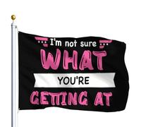 Bandiera Pirata I'm Not Sure What You're Getting At Bandiere 90X150cm
