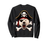 Bandiera Pirata Jolly Roger con Orso Polare, per Halloween, Ragazzi, Ragazze e Bambini Felpa