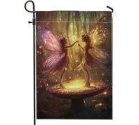 Bandiera Pirata Magical Fairy Violet Enchanted Winged Creatures con Occhielli Bandiere Doppia Cucitura Bandierine della Decorazione per Decorazione Conferenza 30x45cm