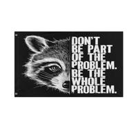 Bandiera Pirata Personalizzata Striscioni Di Bunting Funny I’M Not Sure They Have My Dosage Right Racoon Stampa Bandiere Da Giardino Per Decorazione Esterno Ristoranti 90X150Cm