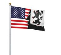 Bandiera Pirata Resistente Alle Intemperie, Coat Of Arms Of The U.S. 28Th Infantry Regiment And America Durevole Bandiere Per Interno Ristoranti Flag 90X150Cm