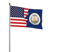 Bandiera Pirata Resistente Alle Intemperie, Flag Of The United States Department Of Agriculture And America Personalizzata Bandiere Da Balcone Per Esterno Striscioni Di Bunting 90X150Cm