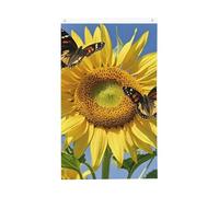 Bandiera Pirata Resistente Allo Scolorimento, Butterflys On The Sunflowers Colori Vivaci Bandiere Da Giardino Per Giardino Conferenza Bandierine 90X150Cm