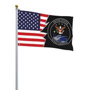 Bandiera Pirata Rinforzo, United States Space Command Emblem And America Resistente Alle Intemperie Bandiere Da Giardino Per Conferenza Giardino Striscioni Di Bunting 90X150Cm