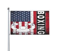 Bandiera Pirata Stampa Bandiere Da Giardino Boxing Usa American Boxer Fitness Trainer 4Th Of July Rinforzo Bandierine Per Interno Esterno Celebrazione 90X150Cm