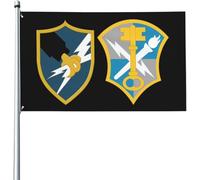 Bandiera Pirati 90X150cm, Army Command Major E-9 Veteran Colori Vivaci Bandiere da giardino Resistente alle Intemperie Bandierine per Giardino Esterno Interno