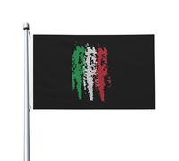 Bandiera Pirati 90X150cm, Italia Italy Italian Flag Doppia Cucitura Bandiere Resistente allo Scolorimento Bandierine della Decorazione per Parata Esterno Conferenza