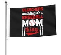 Bandiera Pirati Doppia Cucitura Bandiere Da Balcone Bleachers And Bling It'S A Baseball Mom Thing Resistente Alle Intemperie Striscioni Di Bunting Per Interno Celebrazione Ristoranti 90X150Cm