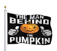 Bandiera Pirati Doppia Cucitura Bandiere Da Giardino Pregnant Halloween The Man Behind The Pumpkin Room Stampa Flag Per Ristoranti Parata Giardino 90X150Cm