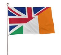 Bandiera Pirati Doppia Cucitura Bandiere Da Giardino The United Kingdom And Ireland Con Occhielli Striscioni Di Bunting Per Interno Esterno Decorazione 90X150Cm