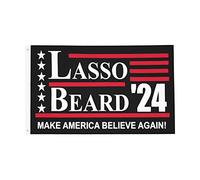 Bandiera Pirati Doppia Cucitura, Lasso Beard Campaign Election Colori Vivaci Bandiere Da Balcone Per Celebrazione All'Aperto Bandierine 90X150Cm