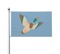 Bandiera Pirati Doppia Cucitura, The Flying Duck Resistente Allo Scolorimento Bandiere Da Giardino Per Esterno Interno Flag 90X150Cm
