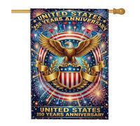 Bandiera Pirati Eagle Patriotic Celebratory Shield Stars Red Bandiere Colori Vivaci Durevole Striscioni Di Bunting Per Parata Conferenza Giardino 70X102Cm