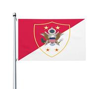 Bandiera Pirati Resistente Alle Intemperie, Flag Of The Major Of The United States Army Con Occhielli Bandiere Per Conferenza Parata Flag 90X150Cm