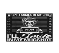 Bandiera Pirati Resistente Allo Scolorimento Bandiere Da Balcone When It Comes To My Child I Will Smile In My Mugshot Decorative Bandierine Per Ristoranti Conferenza Bar 90X150Cm