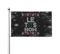 Bandiera Pirati Resistente Allo Scolorimento, Christmas Flag Le Tits Now Durevole Bandiere Da Giardino Per Balcone Conferenza Bandierine Della Decorazione 90X150Cm