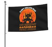 Bandiera Pirati Rinforzo Bandiere Halloween Sleepy Hollow Dead And Breakfast Please Book Ahead Classica Flag Per Interno Bar Esterno 90X150Cm