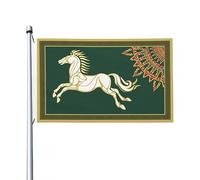 Bandiera Pirati The Kingdom Of Rohan Bandiera Da Giardino Resistente Ai Raggi Uv Bandiera Dell'Individualità Per Decorazione Domestica, Cortile, La Fattoria All'Aperto, 90X150cm