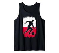 Bandiera Polacca Silhouette Polonia Pride Sports Lover Canotta