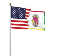 Bandiera Poliestere, Flag Of The Yavapai Nation And America Classica Bandiere Da Giardino Per All'Aperto Giardino Bandierine 90X150Cm