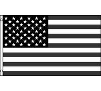 Bandiera Poliestere Usa Nero E Bianco Resistente Ai Raggi Uv Garden Flag Doppie Cuciture Bandiere Pirata Per Parata Home Eventi 3X5Ft