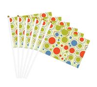 Bandiera portatile colorata retrò astratta convenienza bandiere versatili palo feste parate decorazioni vacanze