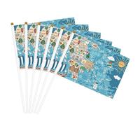 Bandiera portatile con stampa della mappa della Grecia, bandiere portatili, celebrazioni, feste, vacanze, decorazioni per eventi