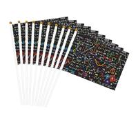 Bandiera portatile con stampa di formula matematica, bandiere portatili, celebrazioni, feste, vacanze, decorazioni per eventi