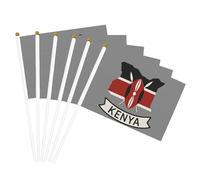 Bandiera portatile con stampa nazionale del Kenya, versatile, per feste, parate, decorazioni per le vacanze