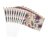 Bandiera portatile leggera da sfilata con stampa floreale bohémien, decorazione per la casa, eventi, uso versatile