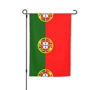 Bandiera portoghese Decorazione da giardino bandiera 30,5 x 45,7 cm, 100% fibra di poliestere, tessuto spesso, universale per tutte le stagioni