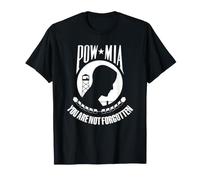 Bandiera Pow MIA (Stampa Bianca) Maglietta
