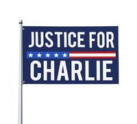 Bandiera "Prega per Charlie" Riposa in pace, Giustizia per Charlie, Bandiere Kirk, 3x5 piedi, Cartello striscione