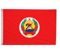 Bandiera presidenziale del Mozambico con occhielli - fatta a mano nel Regno...