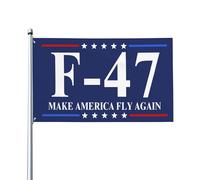 Bandiera pro-America per aerei da combattimento - Cartello da giardino 3x5 piedi - Tema Make America Fly Again