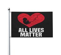 Bandiera Pro Life All Loves Matter 90x150cm