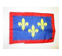BANDIERA PROVINCA DEL BERRY 45x30cm - BANDIERINA PROVINCE DU BERRY REGNO DI FRANCIA 30 x 45 cm cordicelle - AZ FLAG