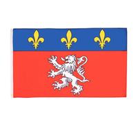 BANDIERA PROVINCIA DEL LYONNAIS 150x90cm - BANDIERA DI LIONE - FRANCIA 90 x 150 cm - AZ FLAG