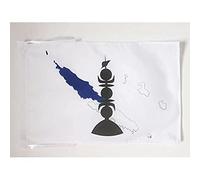 BANDIERA PROVINCIA NORD DI NUOVA CALEDONIA 45x30cm - BANDIERINA NUOVA CALEDONIA 30 x 45 cm cordicelle - AZ FLAG