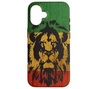 Bandiera Rasta Reggae Lion Giamaica per amante dei rastafari Custodia per iPhone 16