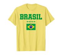 Bandiera Regalo Brasile Fan Brasile Vintage Samba Brasil Maglietta