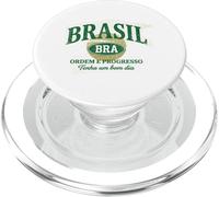 Bandiera Regalo Del Brasile Ventaglio Del Brasile Vintage PopSockets PopGrip per MagSafe