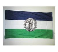 BANDIERA REGNO DI ARAUCANÍA E PATAGONIA CON STEMMA 150x90cm - BANDIERA NUOVA FRANCIA 90 x 150 cm foro per asta - AZ FLAG