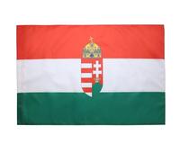 BANDIERA REGNO D'UNGHERIA 1920-1946 150x90cm - BANDIERA STORICA UNGHERESE 90 x 150 cm foro per asta - AZ FLAG