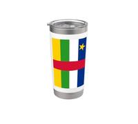 Bandiera Repubblica Centrafricana Bicchiere termico in acciaio inox doppia parete