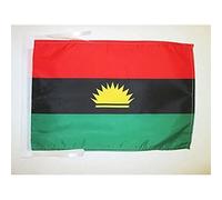BANDIERA REPUBBLICA DEL BIAFRA 45x30cm - BANDIERINA DI BIAFRA 30 x 45 cm cordicelle - AZ FLAG