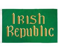 Bandiera Repubblica D'Irlanda Doppie Cuciture Bandiere Pirata Colore Vivido Bannière Per Interno Home Raduni 3X5Ft